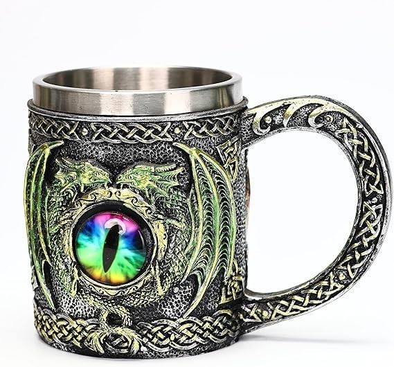 Green Dragon Eye Mug - Novelty