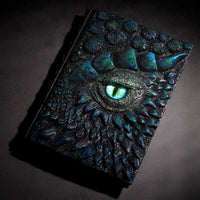 Thumbnail for Blue Resin Dragon - A5 Handmade Hardback Notebook