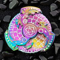 Thumbnail for Dice Metal Spinner 3-arm White Rainbow