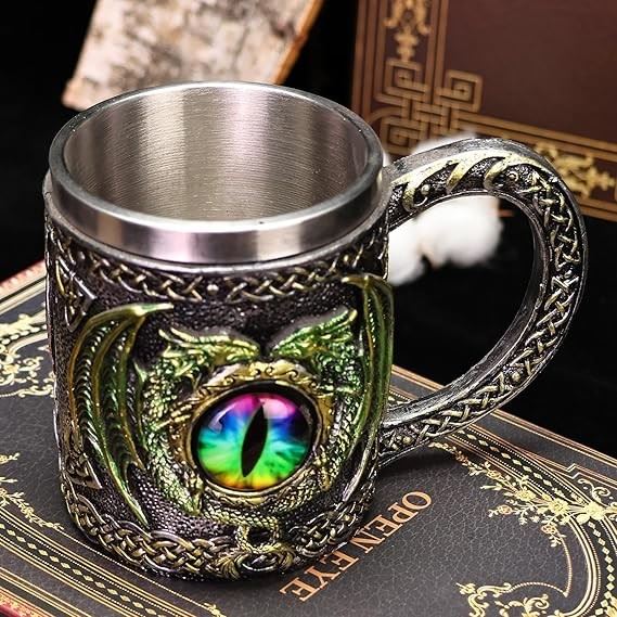 Green Dragon Eye Mug - Novelty