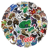 Thumbnail for 50pcs DND Characters Stickers - Novelty