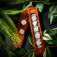 Thumbnail for 7pcs Dice Sharp Frosted White