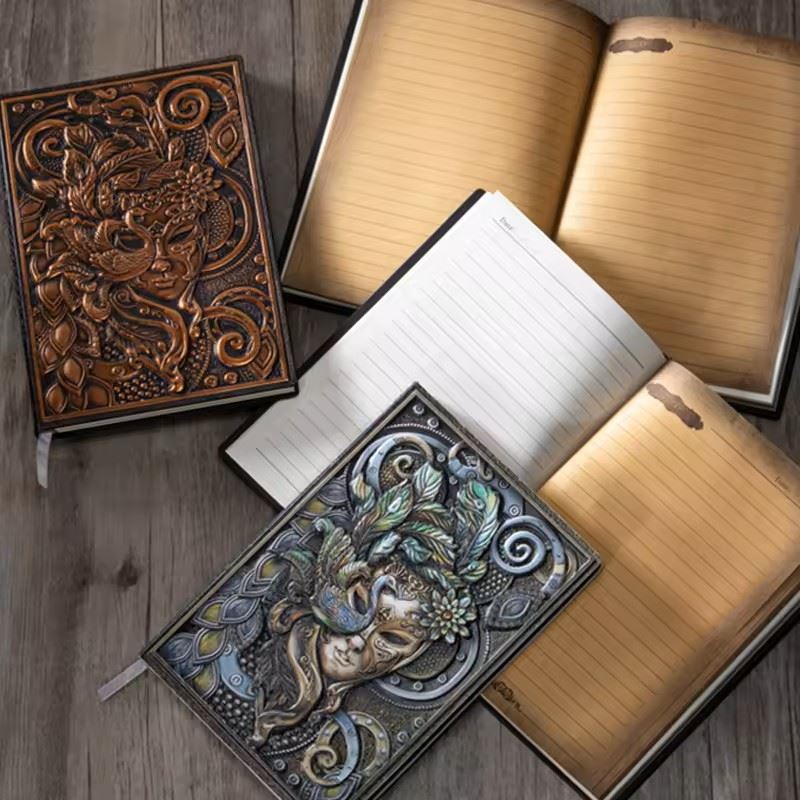 Gold Mask - A5 Hardback Journal