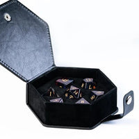 Thumbnail for Blue and Amber Glass - 7pcs RPG Dice Set