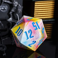 Thumbnail for Dandelion on Hydro Dipped Resin  - 55mm D20 RPG Dice