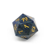 Thumbnail for Blue Lazuli Gemstone - D20 RPG Dice