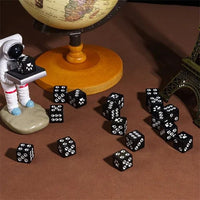 Thumbnail for Paw on Black Resin - 6pcs D6 RPG Dice Set