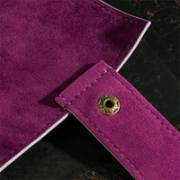 Thumbnail for Purple Velvet PU Leather Roll & Tray - Dice Storage