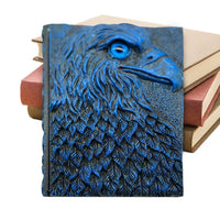 Thumbnail for Blue Resin Eagle - A5 Handmade Hardback Notebook