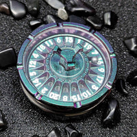 Thumbnail for Dice Metal Spinner Roulette White Font Teal