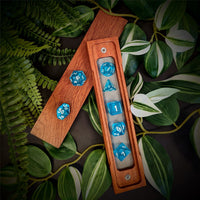 Thumbnail for Clear Blue Acrylic - 7pcs RPG Full Dice Set