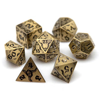 Thumbnail for Tentacles in Bronze Metal - 7pcs RPG Dice Set