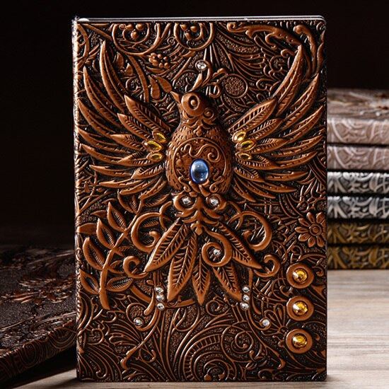 Washed Copper Bird - A5 Hardback Journal