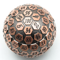 Thumbnail for D100 RPG Dice - Copper Metal