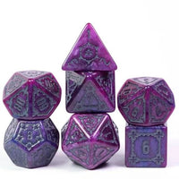 Thumbnail for Castle on Purple Resin - 7pcs RPG Oversized Dice Set