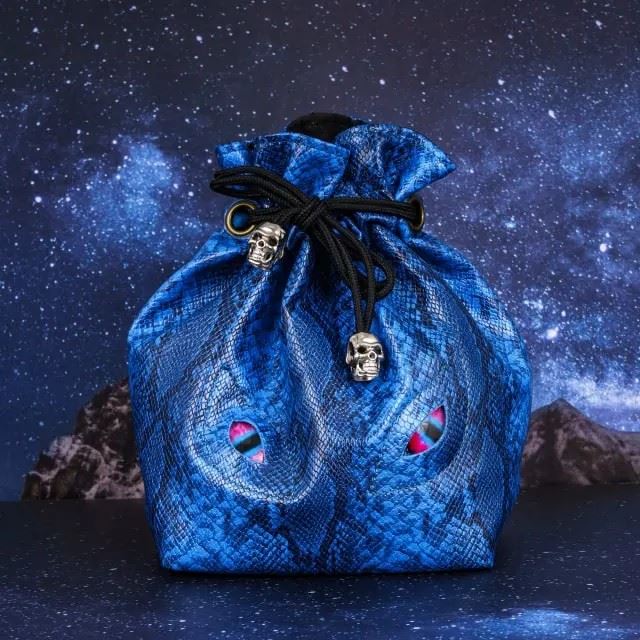 Eyes on Blue PU Leather - Storage Bag