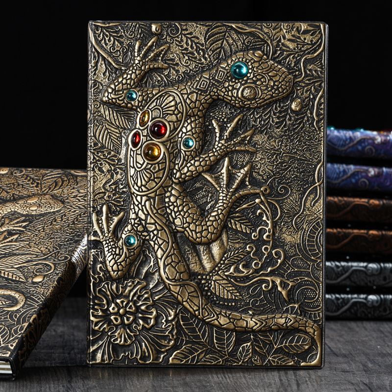 Gold Lizard - A5 Hardback Journal