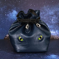 Thumbnail for Eyes on Dark Blue PU Leather - Storage Bag