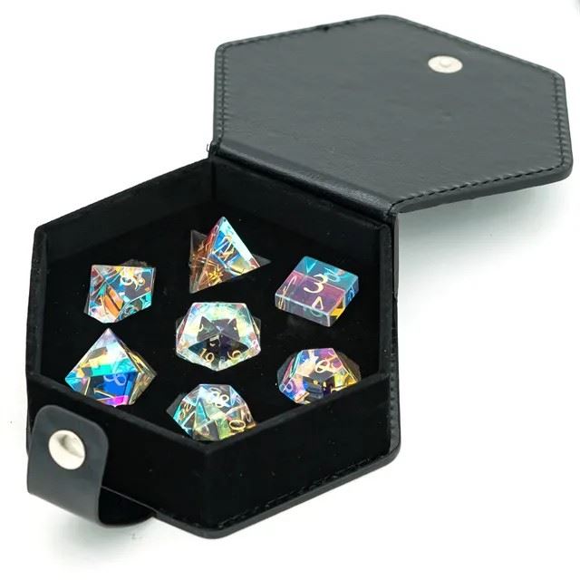 Prism Glass - 7pcs RPG Dice Set