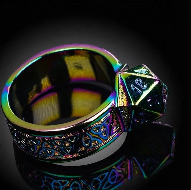 Celtic Knot Rainbow Ring