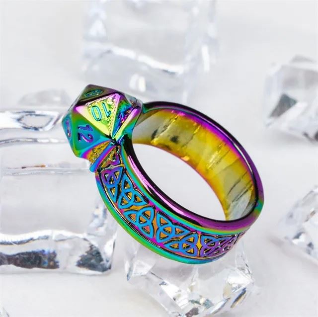 Celtic Knot Rainbow Ring