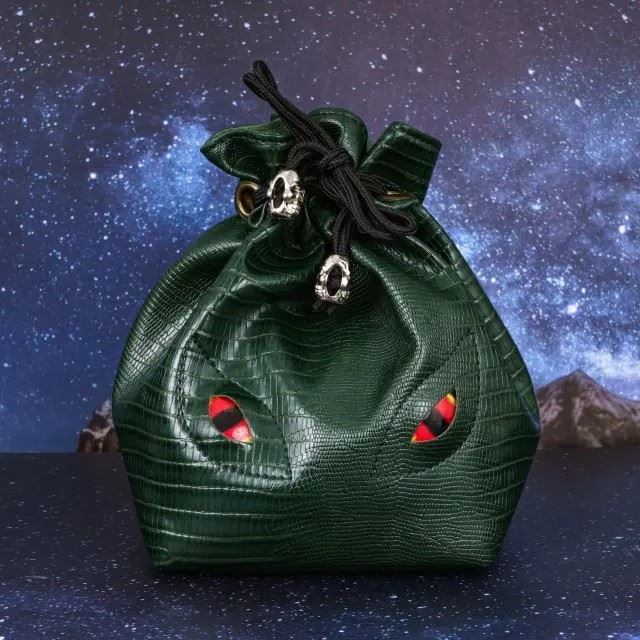 Eyes on Green PU Leather - Storage Bag