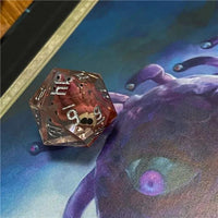 Thumbnail for Beholder in Clear & Green Sharp Resin - D20 RPG Dice