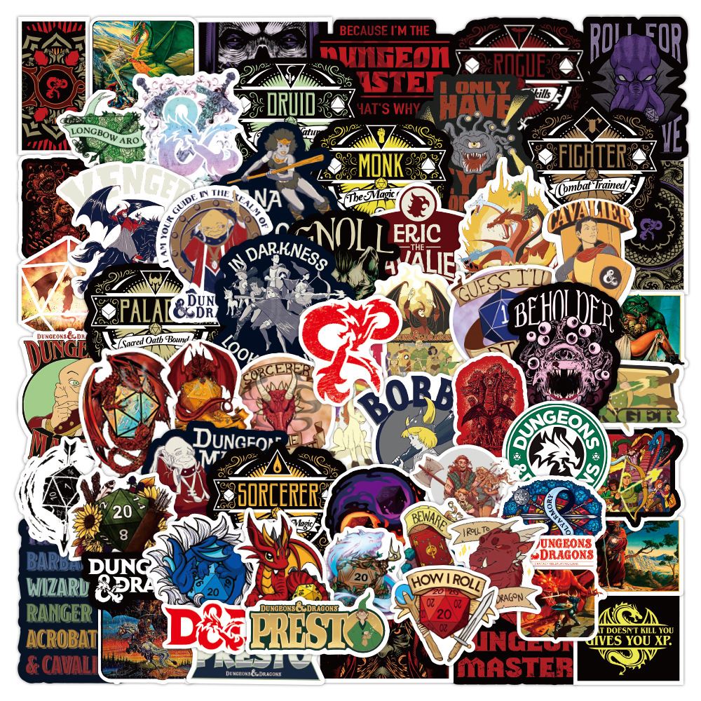 50pcs DND Film Stickers - Novelty