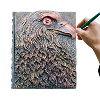 Thumbnail for Red Resin Eagle - A5 Handmade Hardback Notebook
