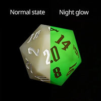 Thumbnail for White on Solid White Silicone - D20 RPG Dice