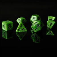 Thumbnail for Silk Olive Green Acrylic - 7pcs RPG Mini Dice Set