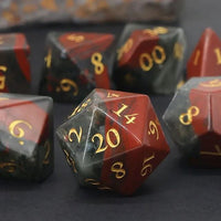 Thumbnail for Bloodstone Gemstone - 7pcs RPG Dice Set