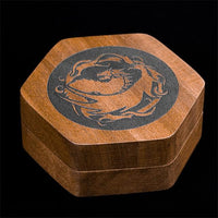 Thumbnail for Dragon on Sapele Wood -  Hinged Dice Storage