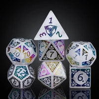 Thumbnail for White Quartz Gemstone - 7pcs RPG Dice Set