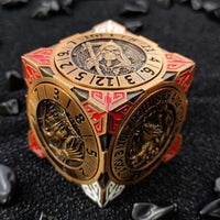 Thumbnail for Dice Metal Spinner Cube Gold