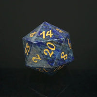 Thumbnail for Blue Lazuli Gemstone - D20 RPG Dice