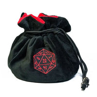 Thumbnail for Black Bag with Compartments - Soft Dice Storage