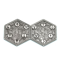 Thumbnail for D2 RPG Coin - Shadow Washed Silver Metal
