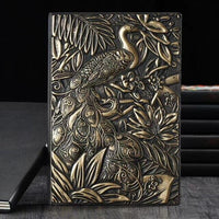 Thumbnail for Gold Peacock - A5 Hardback Journal