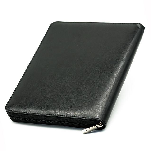 Black PU Leather with 5 Slots - Dice Storage