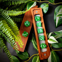Thumbnail for 7pcs Dice Sharp Frosted Green
