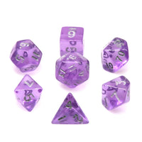 Thumbnail for Purple Acrylic - 7pcs RPG Mini Dice Set