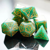 Thumbnail for Castle on Purple Resin - 7pcs RPG Oversized Dice Set