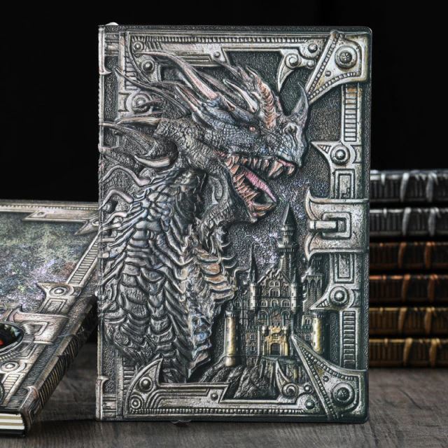 Multicolour Dragon - A5 Hardback Journal