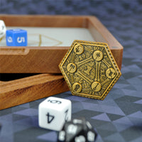 Thumbnail for D2 RPG Coin - Shadow Washed Gold Metal