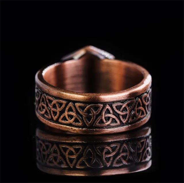 Celtic Knot Copper Ring