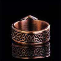 Thumbnail for Celtic Knot Copper Ring