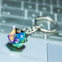 Thumbnail for Rainbow Metal - D20 Keyring