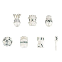 Thumbnail for 7pcs Dice Metal Bomb Green Font Silver
