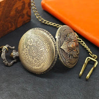 Thumbnail for Paladin Helm on Bronze Pocket Watch with Mini Dice - Pendant